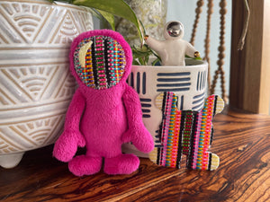 Guatemalan fabric Pocketnaut (with optional add-on apparel)