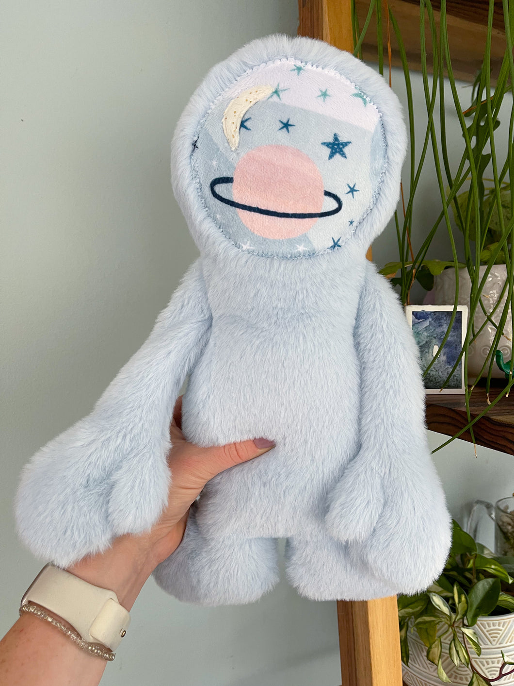 13” Pink Planet Cosmonaut